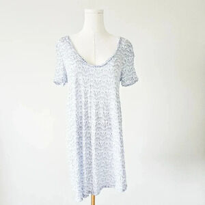 Victoria's Secret Size S pastel long sleep shirt low open back